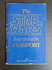 1983 RARE The Star Wars Intergalactic Passport Le Retour Du Jedi Passeport