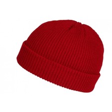 Bonnet Docker Rouge en Laine
