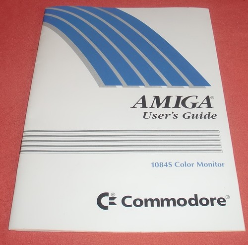 Notice amiga 1084s color - notice,