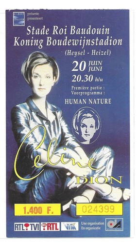 Rare ticket billet concert - rare,