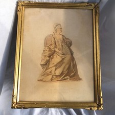 GRAVURE DE THEATRE LA MARQUISE