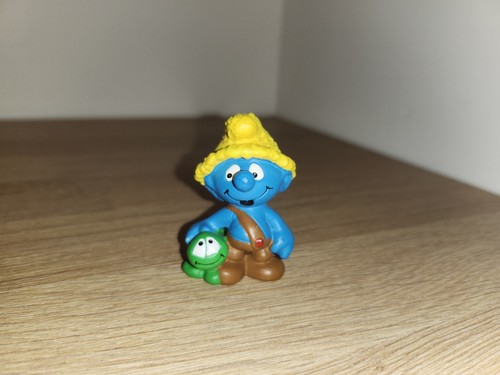 Figurine schtroumpf paysan - figurine,
