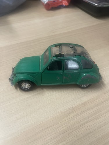 Polistil citroen 2cv green - citroen,