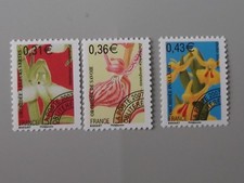 France année 2007 préoblitéré 250 à 252 neuf luxe ** préo orchidées fleurs