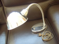 ANCIENNE LAMPE DE BUREAU MONIX EN INOX