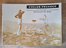 catalogue pièces CONCESSIONIARE Peugeot vélo course PX10  et autres 1972