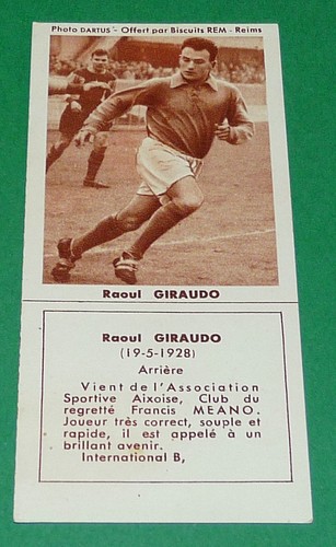 Football biscuits rem - rem, 1958