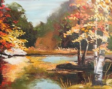 Tableau ancien huile