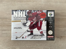 JEU NINTENDO 64 NHL BREAKAWAY BLISTER SOUPLE SEALED COMME NEUF PAL FR