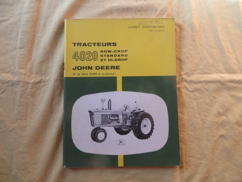 Tracteur john deere - tracteur, 4020