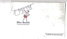 Buvard - Bleu RECKITT - Etat neuf