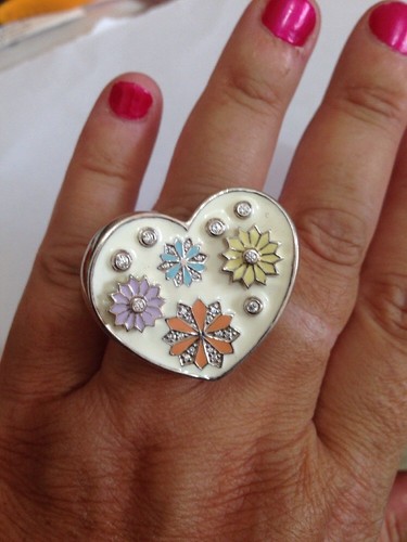 Superbe bague signée una - bague,