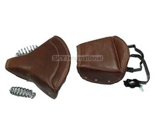 Ensemble selle F&R cuir marron