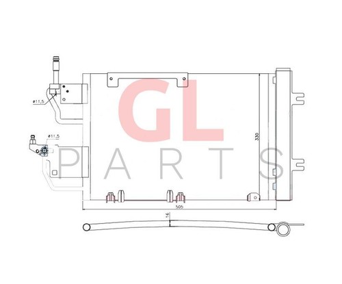 Air condenseur radiateur - air,
