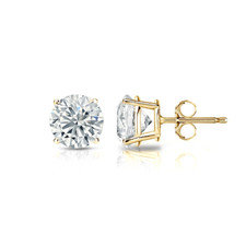 Boucles d'oreilles clous en or