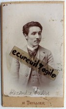 CDV PHOTO THILLIER, à ANGERS  jeune homme nommé Alexandre SUDRE R845