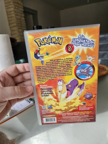 Cassette vhs pokemon vintage - cassette,