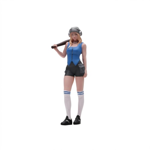 Figurine fille peint la - de,