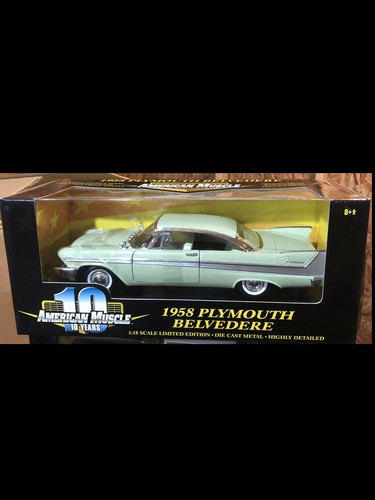 1958 plymouth belvedere green - 1958,