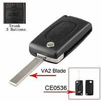 Coque clé boutons - 3, ce0536