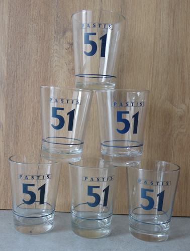 Anciens verres pastis 51 - anciens,