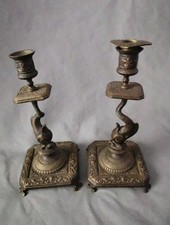 Paire de bougeoirs chandeliers