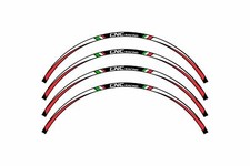 KIT D'AUTOCOLLANTS DE ROUES 17 POUCES CNC RACING POUR KAWASAKI Z 750 R ABS 2011-