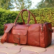 Sac de voyage week-end marron