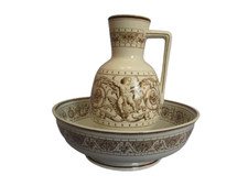 Ensemble de toilette Faïence de Bordeaux Vieillard (fin XIX.S)