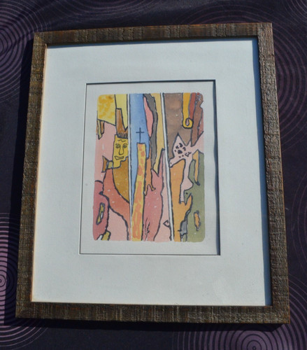 Belle aquarelle originale la - belle,