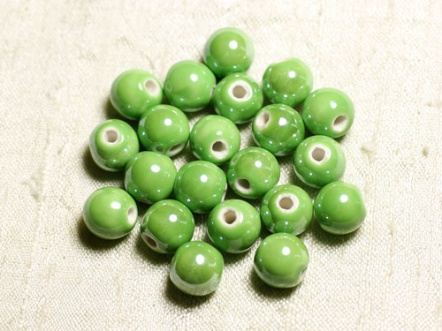 10pc perles céramique - 10pc,