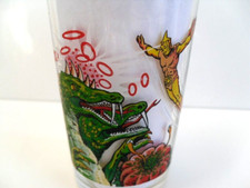 Verre à moutarde SPECTREMAN vintage antenne 2 film production 1984