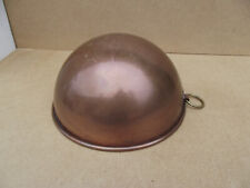 ancien Cul de poule en cuivre cuisine chocolat patisserie diametre : 27,5 cm