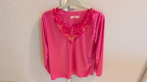 Ensemble pyjama rose satiné - pyjama,