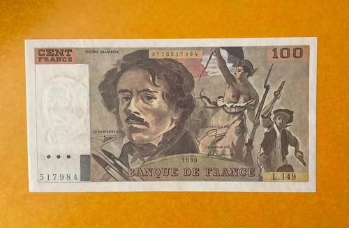 100 francs 1990 delacroix - 1990,