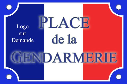 Plaque rue gendarmerie - rue,