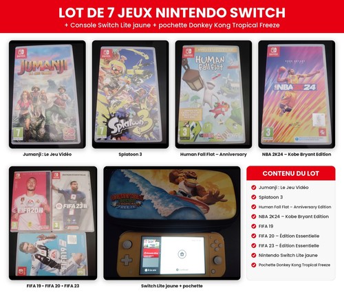 Lot nintendo switch lite - lot,