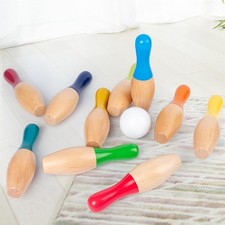 Jeu quilles bois - de, en