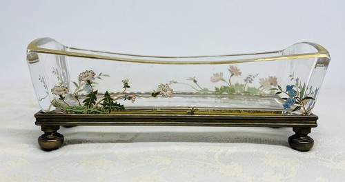 Baccarat enamelled glass - baccarat,