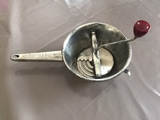moulin a legumes puree marque passe rapid ancien fer blanc cuisine vintage
