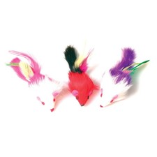 3 souris à plume  multi