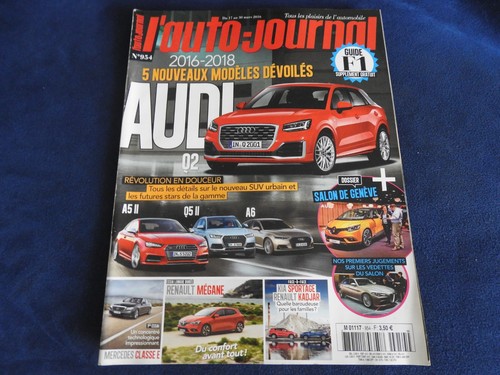 Revue auto journal - revue, l'auto-journal