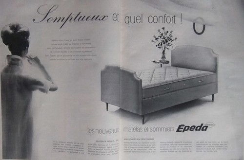 Publicité epeda sommier - epeda, et