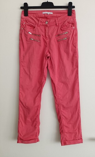 Pantalon rose zip revers - rose.,