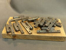 Lot 4 paumelles gonds de fenêtre charnière ancien stock de quincaillerie acier