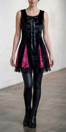 Robe velours corsage - velours,