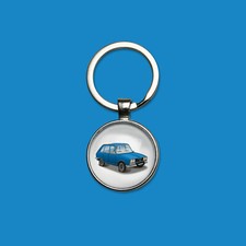 Porte-clés R16 TX bleu métal