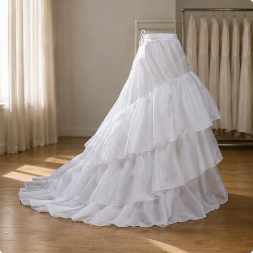 Jupon mariée volants - de,
