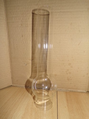 Ancien verre lampe pétrole - verre, de