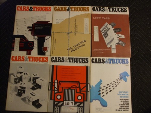 Cars trucks magazine - cars, 1971